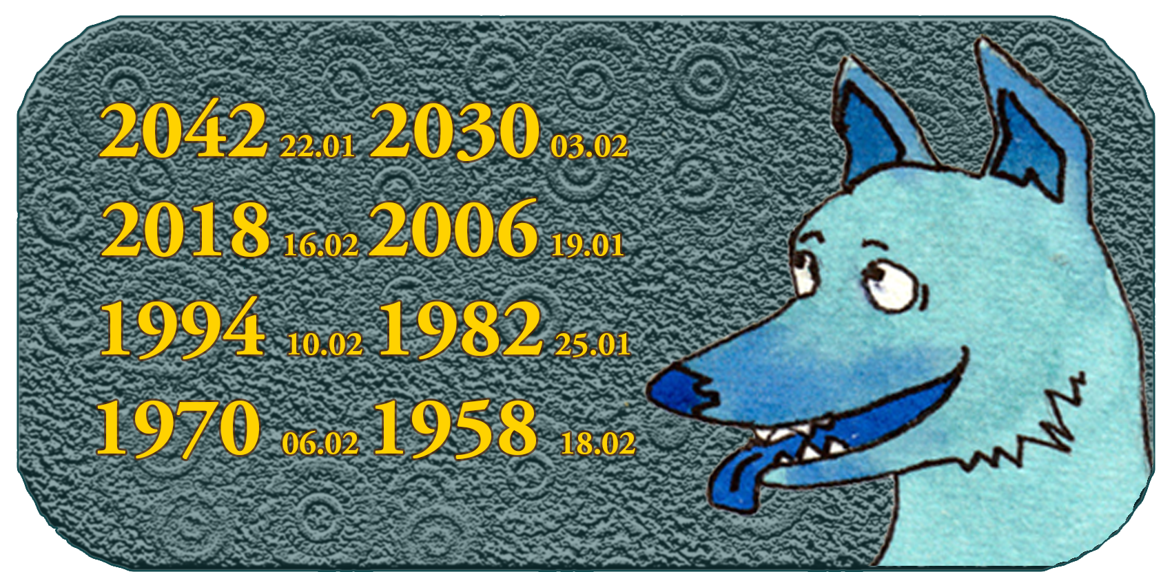 Kiinan eläin, horoskooppi, onnekas eläin, vuosieläin | Koira